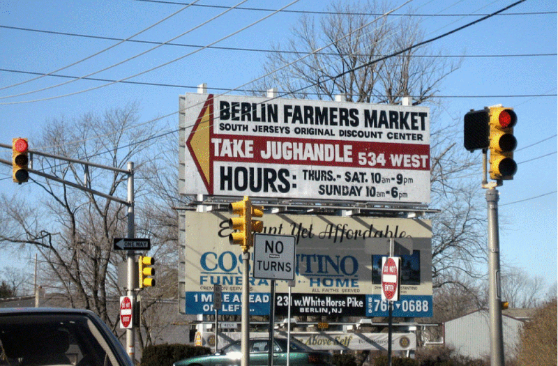Berlin farmer market informational board