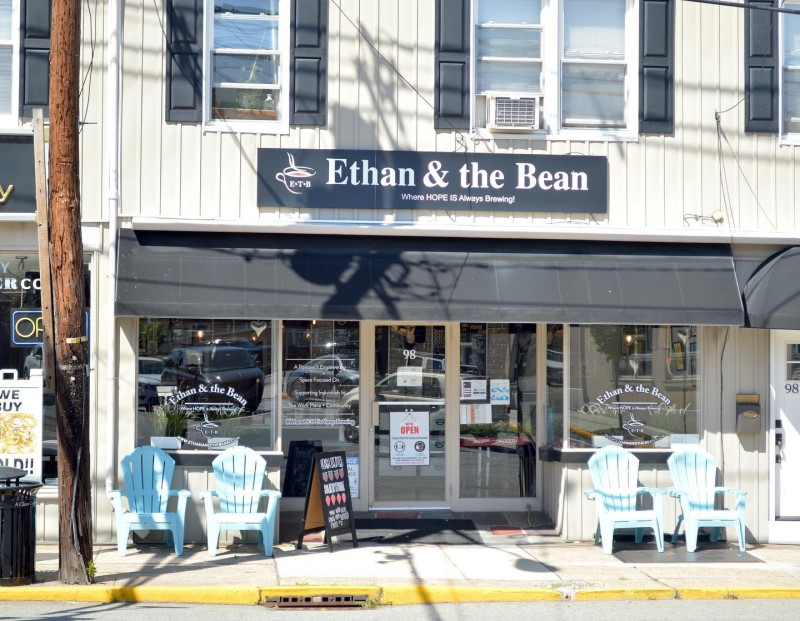 Front image of the Ethan and the bean coffee New Jersey