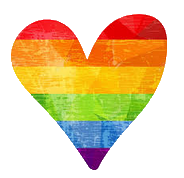 Image of a pride heart