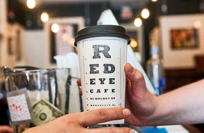 Coffee Mug Sharing in red eye cafe