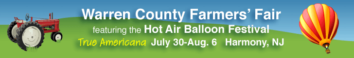 Warren County Farmers Fair Hot Air Ballooning in NJ