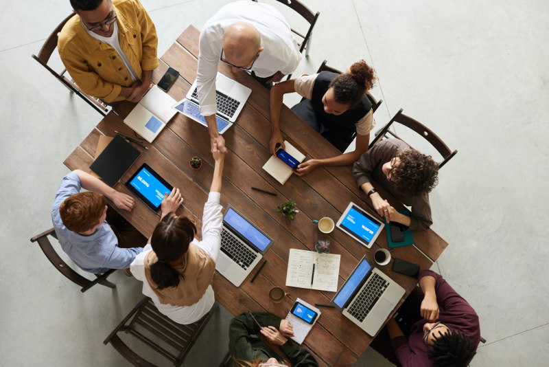 Image of business people working