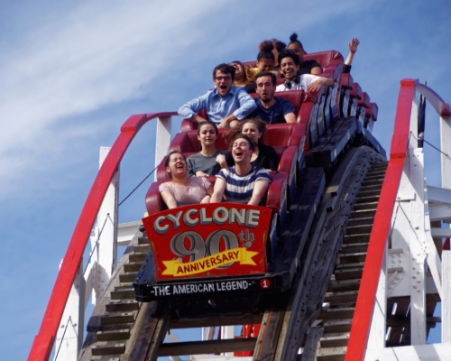 Cyclone Roller Coaster Coney Island NY