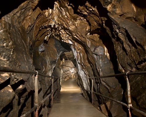 Image of inside of the caves at Lost River Caverns Day Trip in PA