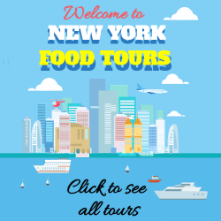 NYC food tours are a great romantic date day trip idea from New Jersey to NYC!