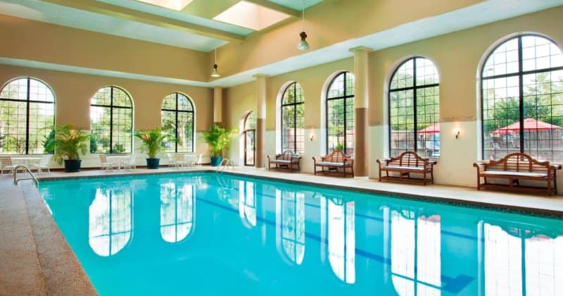 Image of the Sheraton Parsippany hotel indoor pool