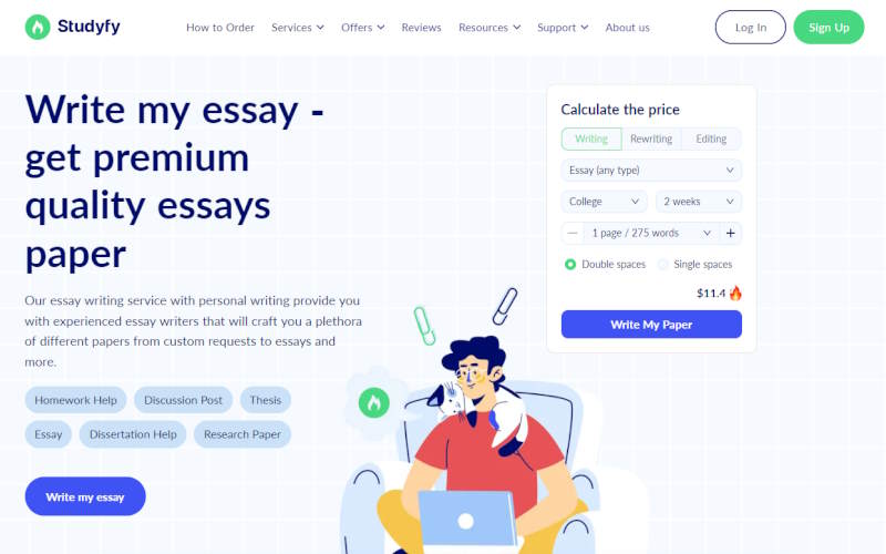 Studyfy is one of the bst overall essay writing services
