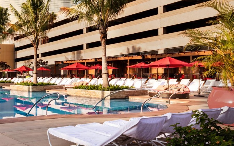 Take a dip in the pool or a trip to the spa at the Borgata Hotel and Casino in Atlantic City NJ - the best hotel in AC!