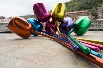 Image of a colorful art sculpture showing art museums as some of the best museums in NJ