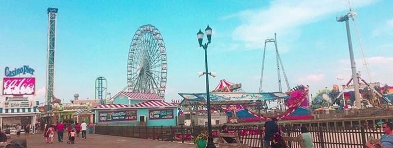 Casino Pier and Breakwater Beach Waterpark