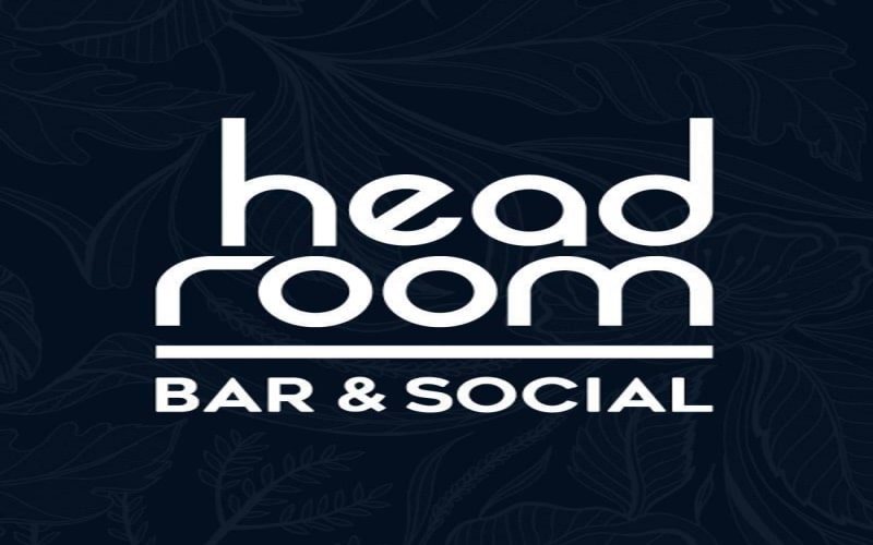 Image of Headroom Bar and Socials logo